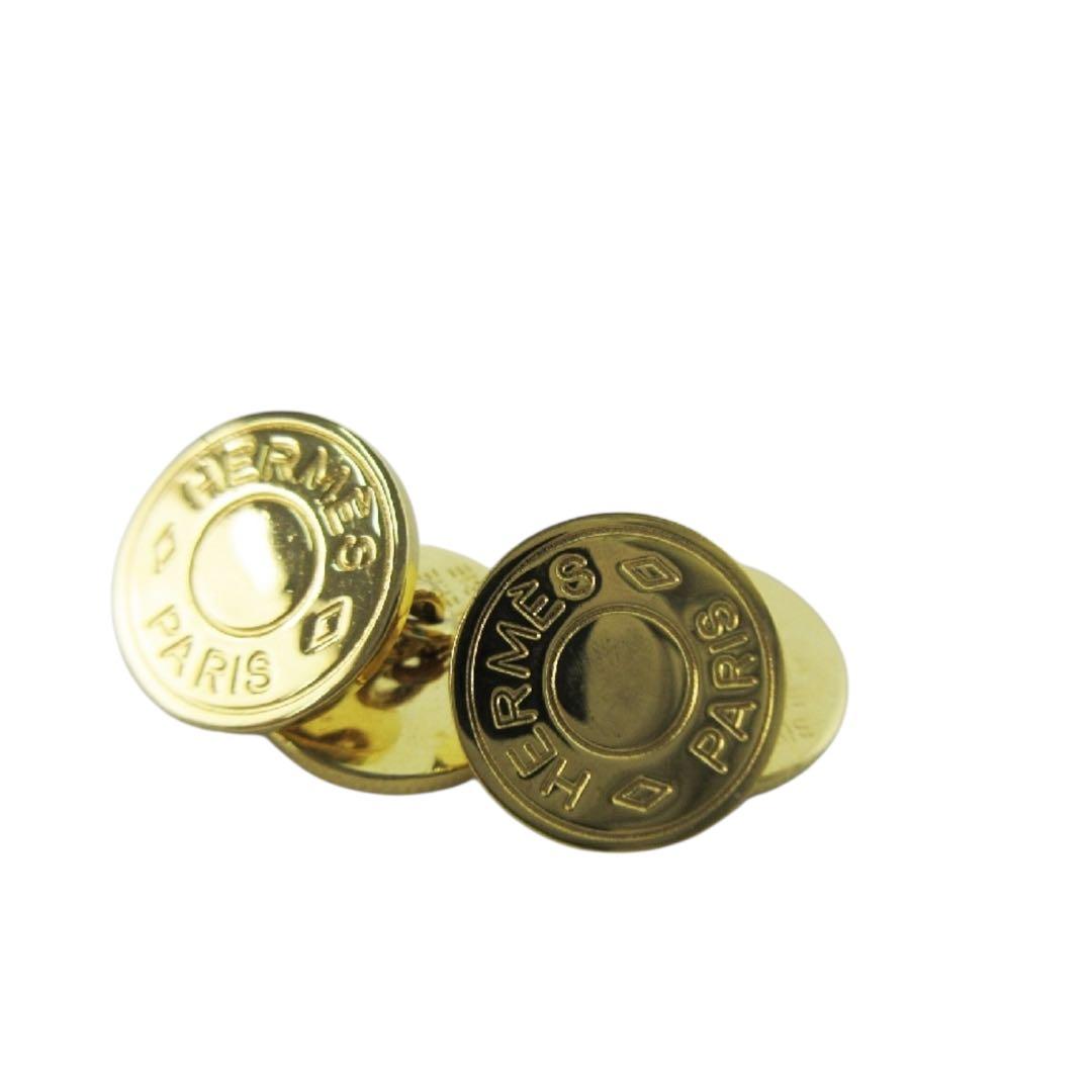 極美品［正規品］HERMÈS エルメス　カフス　セリエ　ゴールド　型