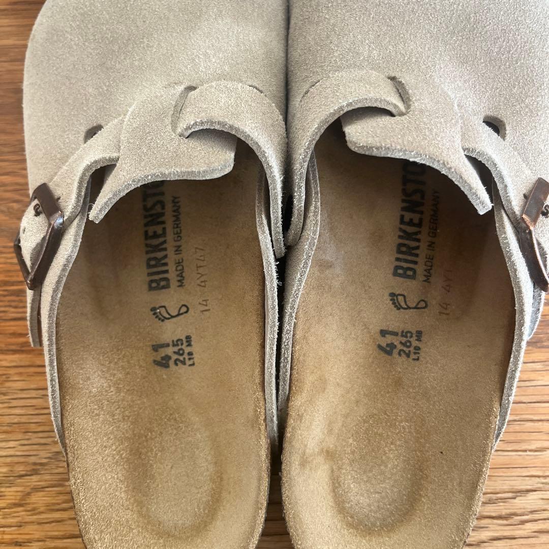 正規品 BIRKENSTOCK Boston 41 トープ　26.5cm