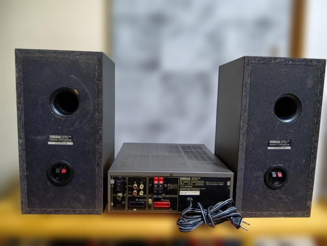 YAMAHA レシーバーアンプと２ウェイスピーカーのセット