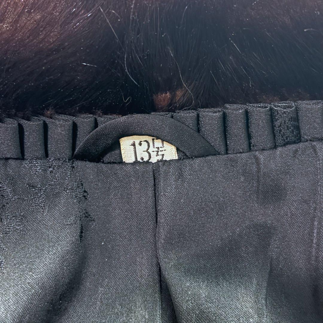 岐阜毛被チベットラム×ミンクファー マキシ丈ロングコート シルク混 身幅2Way