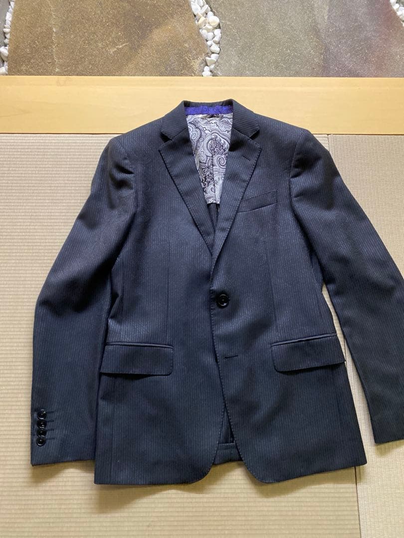 エトロストライプ柄ペイズリースーツセット46