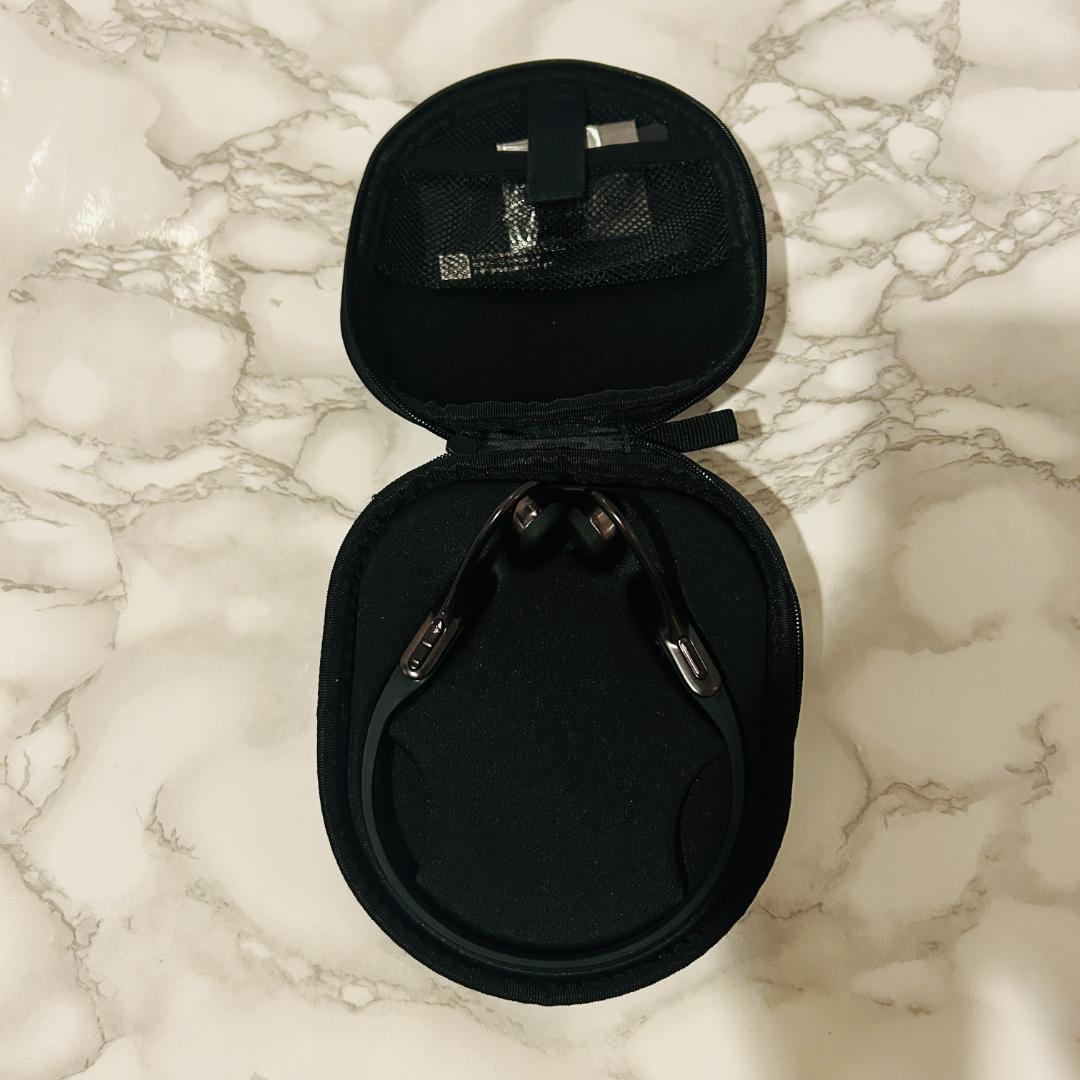 AVIOT 骨伝導 ワイヤレスイヤホン WB-E1 メタリックブラック