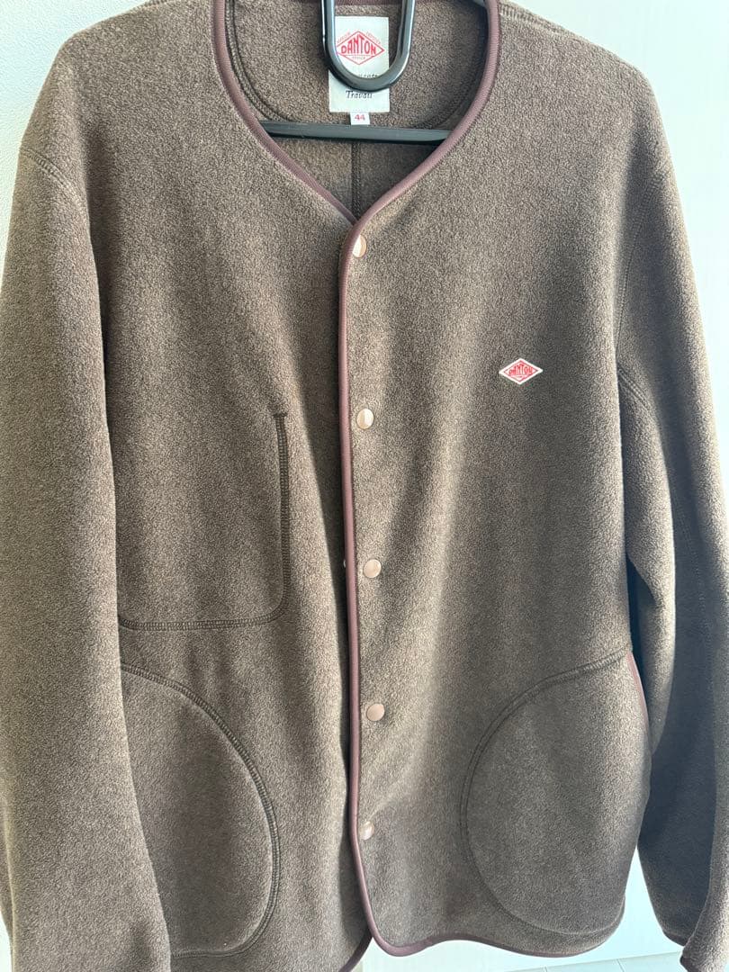 DANTON フリースジャケット サイズ44 ブラウン