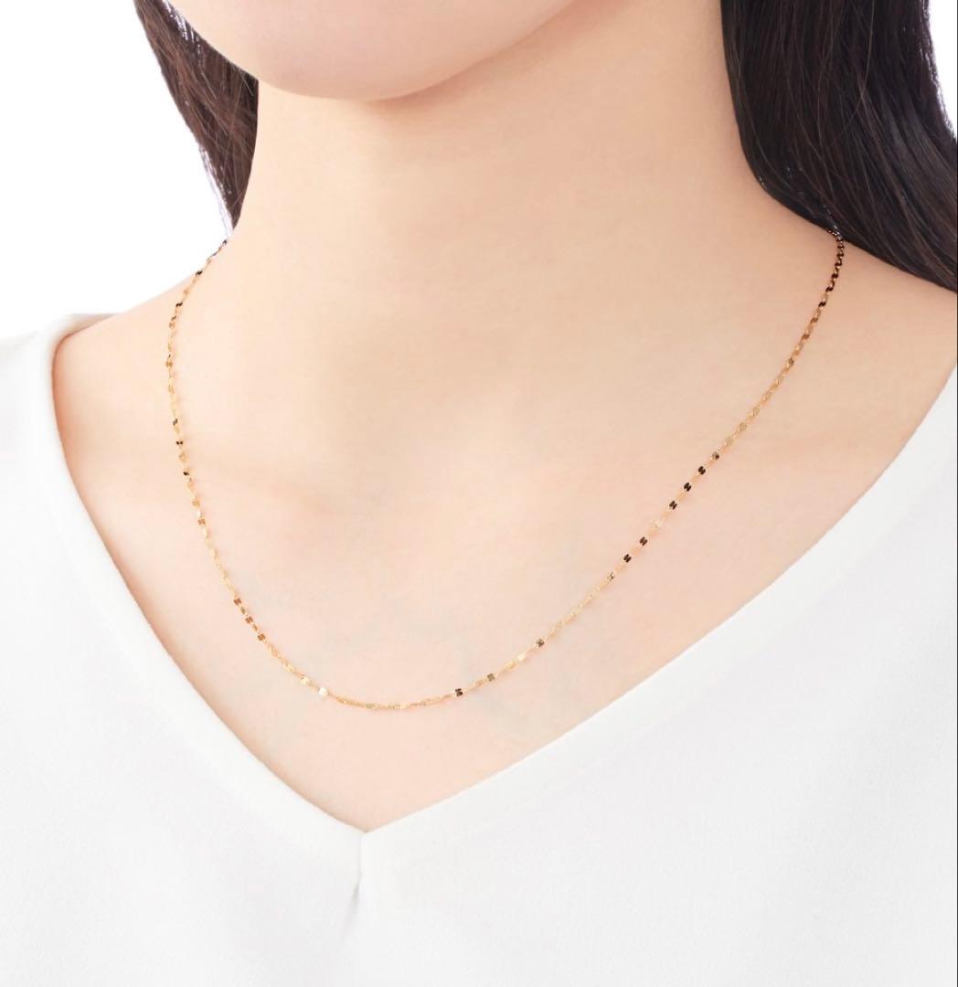 限定値下げ！明日出品取消⭐︎K18 ペダルチェーンネックレス