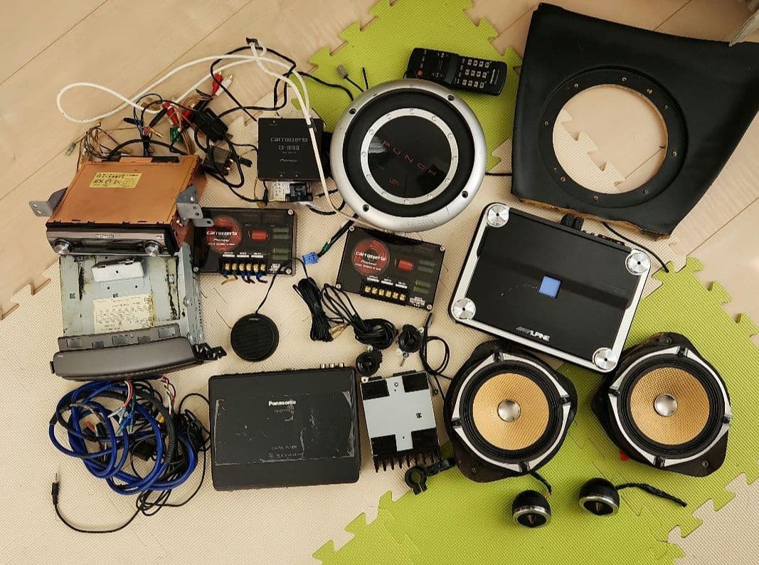 カーオーディオセット（Alpine、Panasonic、カロッツェリア）