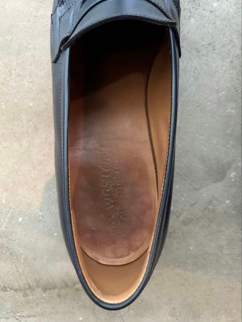 J.M WESTON 180 7/B ネイビー 純正シューツリー付き