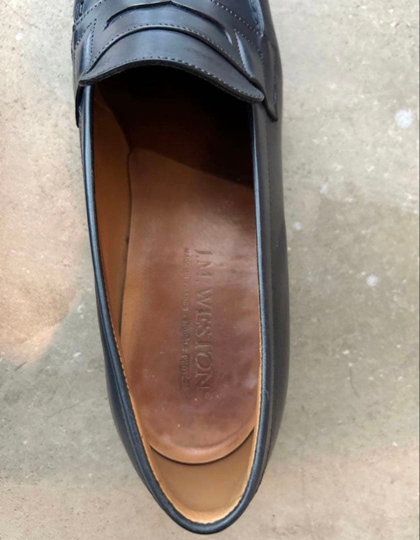 J.M WESTON 180 7/B ネイビー 純正シューツリー付き