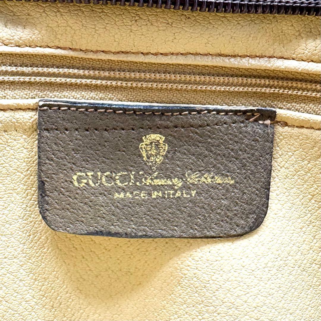 GUCCI オールドグッチ ビジネスバッグ ハンドバッグ シェリーライン GG