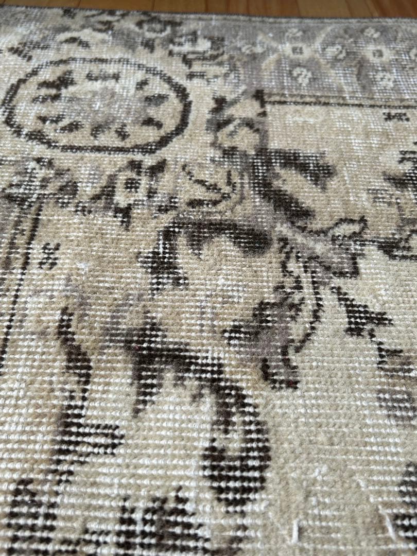 超大判 266×157 shabby chic トルコ ヴィンテージラグ