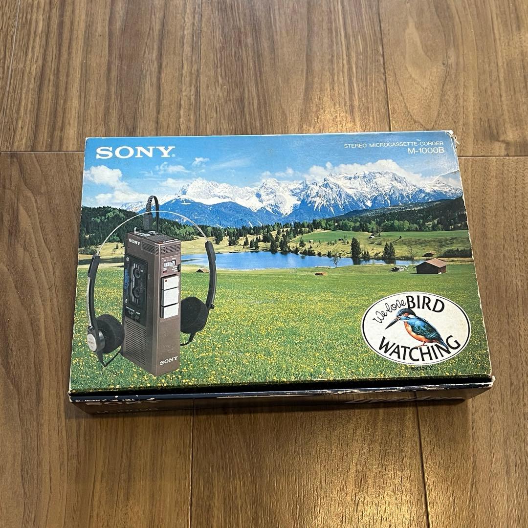 【超希少/未使用】SONY M-1000B マイクロカセットレコーダー