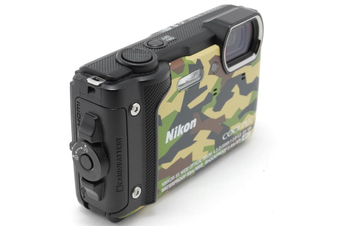 Nikon COOLPIX W300 迷彩 防水4K 箱付 極美品