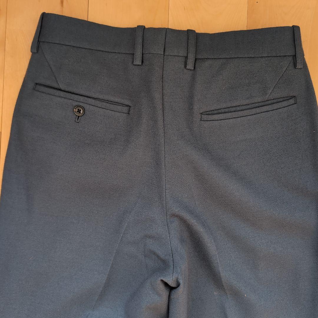 SCYE ウール ダブルブレスト スーツ ダスティブルー