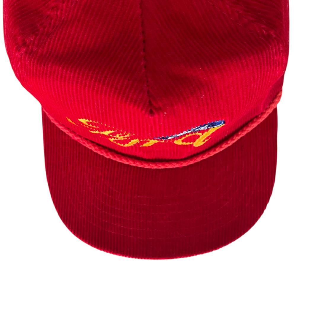 超美品　Ford　フォード　コーデュロイキャップ　アメ車　ダブルロゴ　ビンテージ