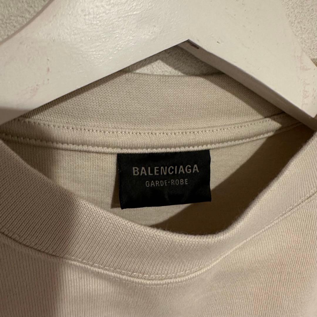 定価11万　BALENCIAGA GARDE-ROBE 無地Tシャツ