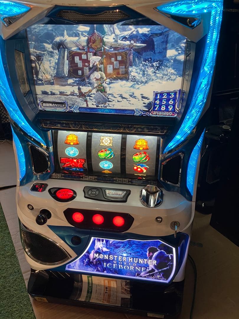 スロット　モンスターハンター アイスボーン無段階ボリュームついてます　 実機