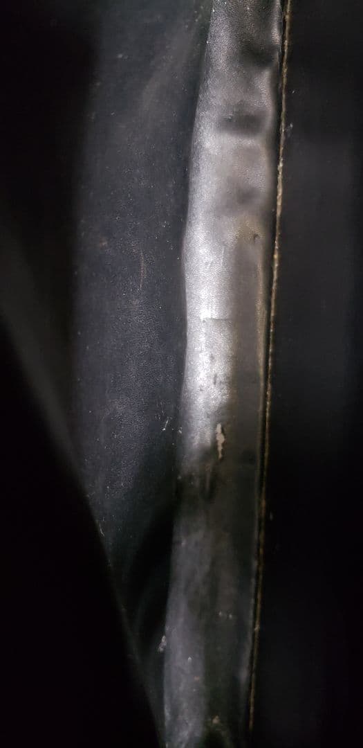 黒 レザー ビジネスバッグ ハンドル付き