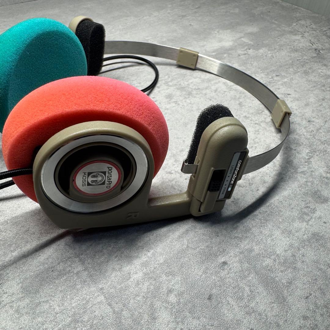 KOSS Porta Pro 限定版ベージュ ワイヤレス改装 高音質イヤーパッド