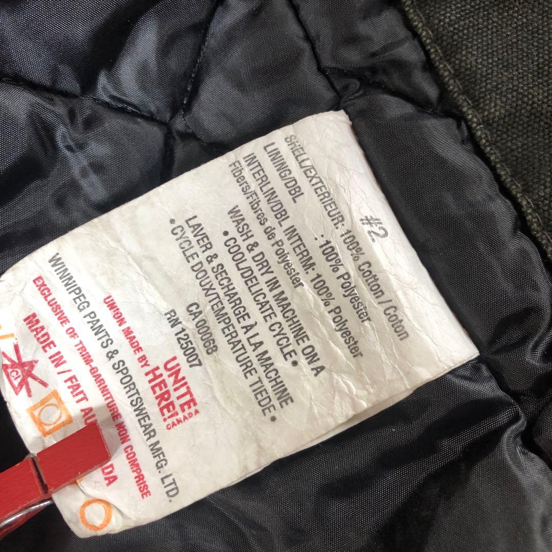 カナダ製 TOUGH DUCK タフダック ワークジャケット 企業ロゴ 古着