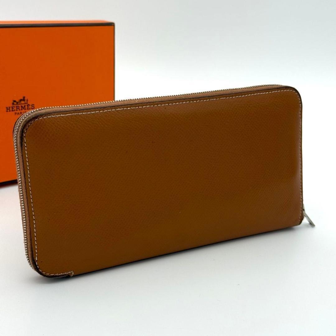 【最高級美品】エルメス アザップロング シルクイン ラウンドファスナー 長財布