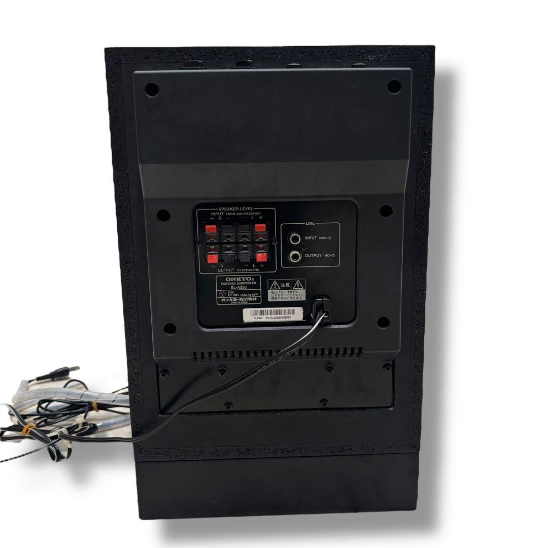 ONKYO アンプ内蔵 サブウーファー SL-A250 音出し確認済み