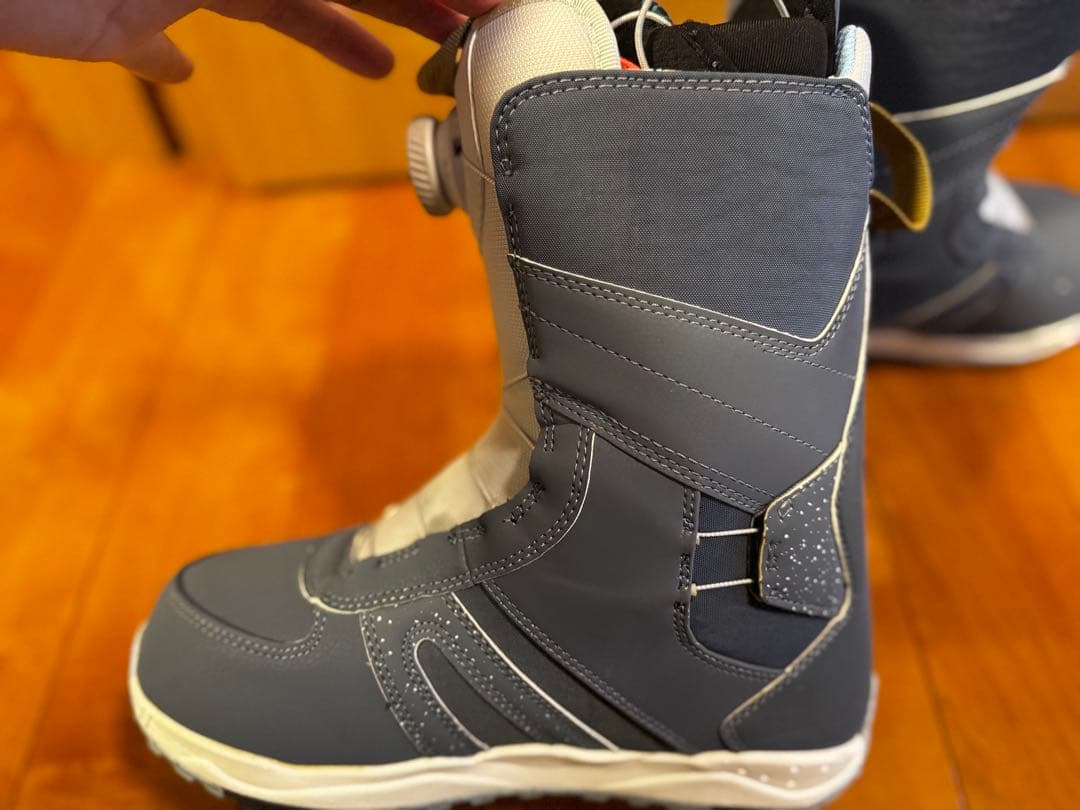 BURTON スノーボードブーツ BOAシステム グレー