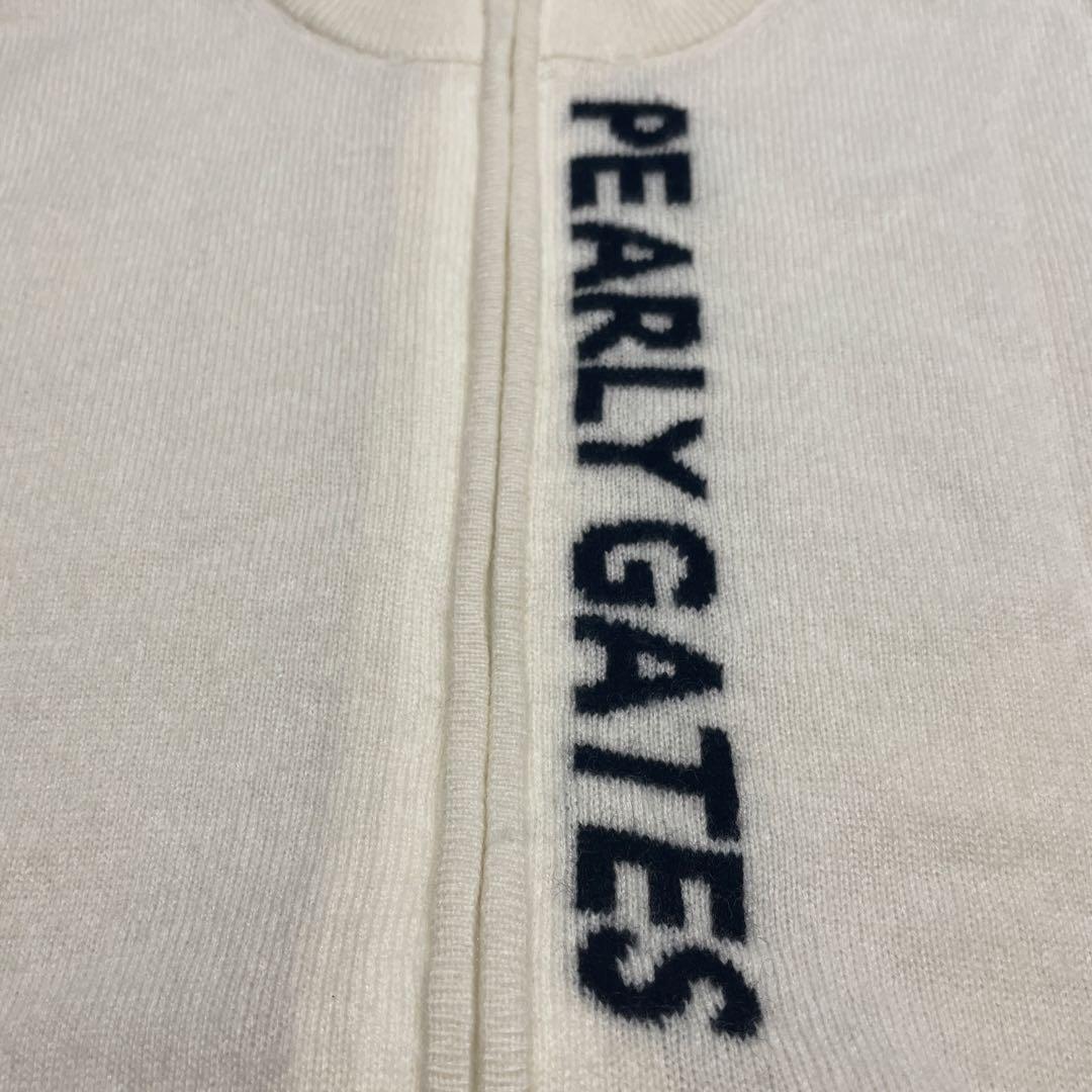 PEARLY GATES カシミヤ100% ダブルジップ ニットブルゾン M