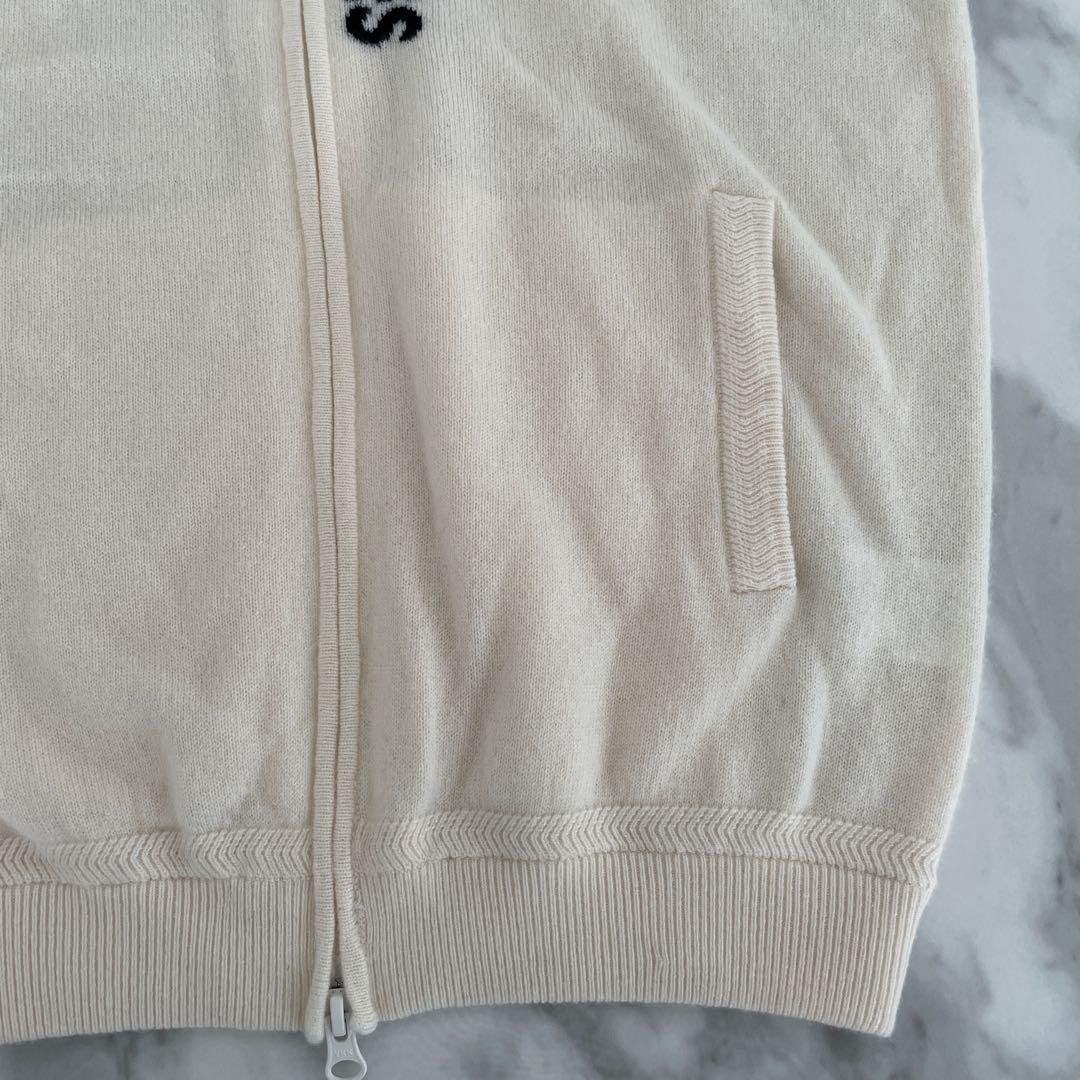 PEARLY GATES カシミヤ100% ダブルジップ ニットブルゾン M