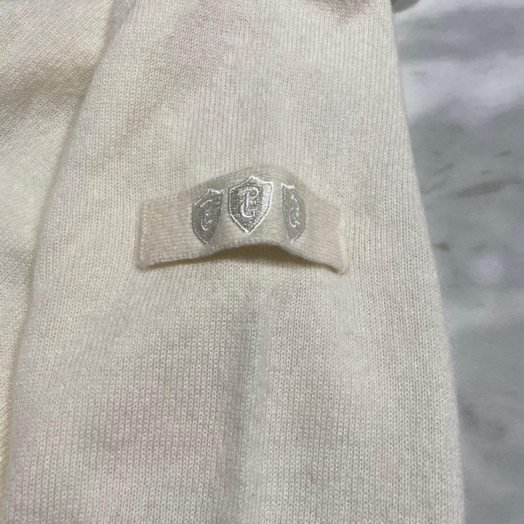 PEARLY GATES カシミヤ100% ダブルジップ ニットブルゾン M