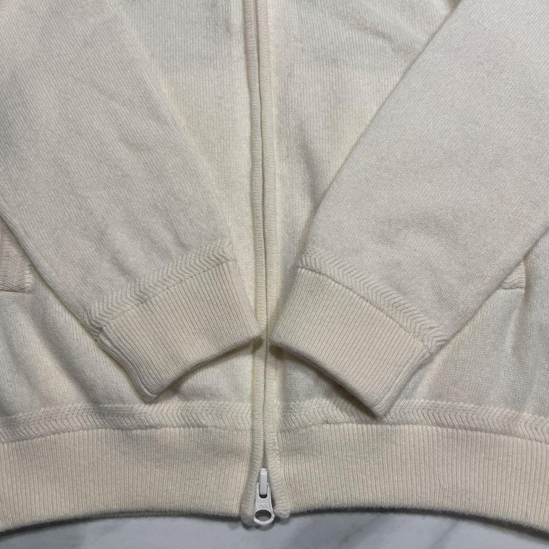 PEARLY GATES カシミヤ100% ダブルジップ ニットブルゾン M