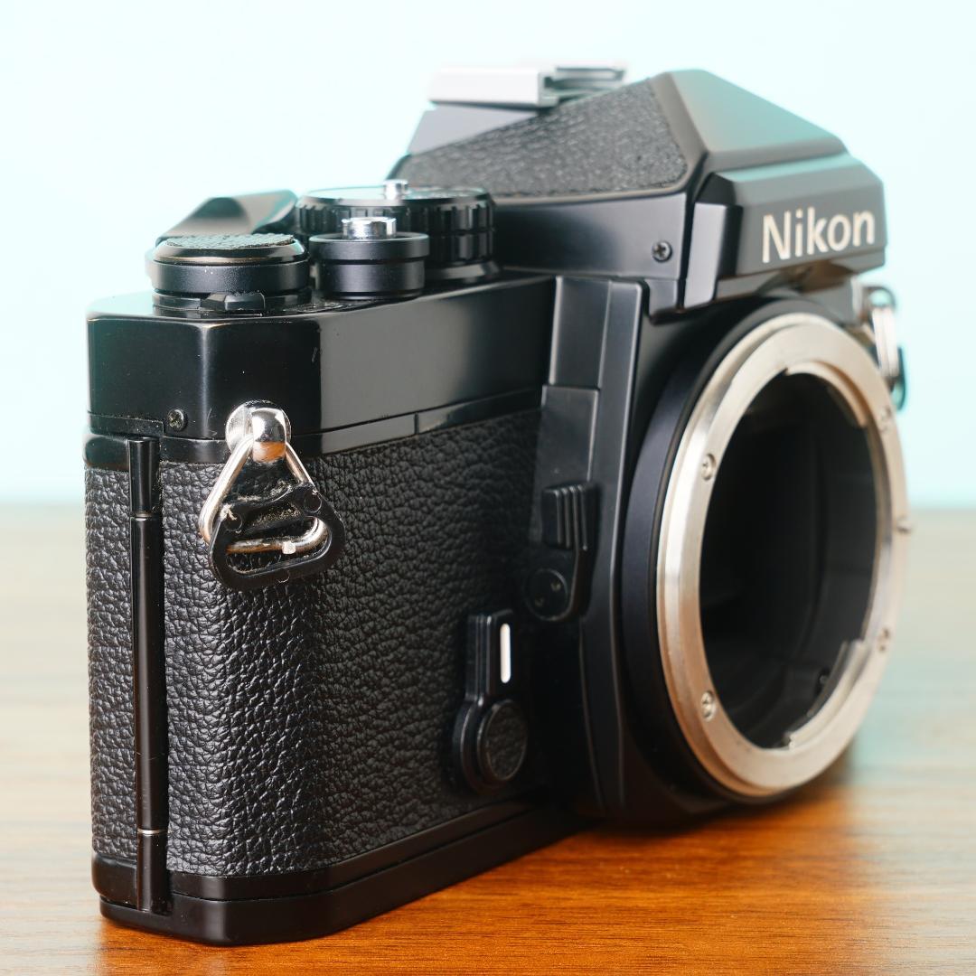 [美品] 完動品◎ニコン FE ブラック フィルムカメラ 防湿庫管理 #86