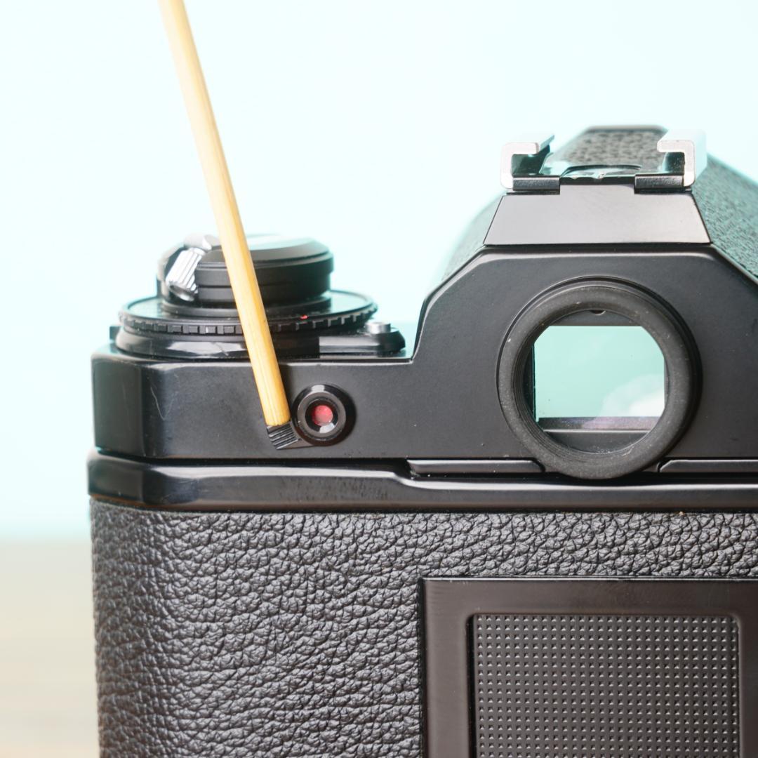 [美品] 完動品◎ニコン FE ブラック フィルムカメラ 防湿庫管理 #86