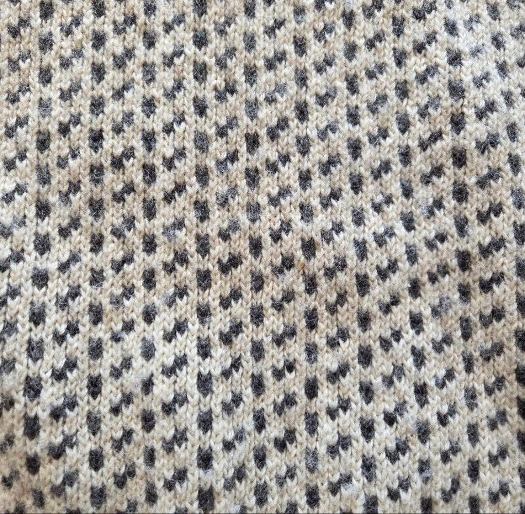 L.L.Bean バーズアイニット　80’s ノルウェー　古着