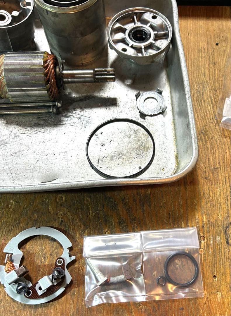 バイク　カワサキ　ゼファー400 セルモーター　オーバーホール済み