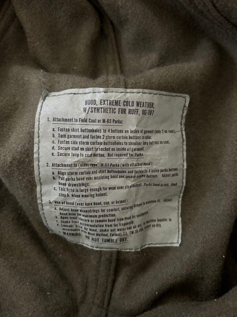 70s 実物 US M65 フィッシュテールパーカー モッズコート フルセット