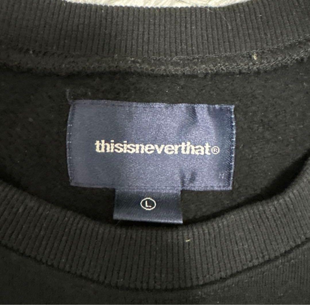 thisisneverthat スウェット　ブラック