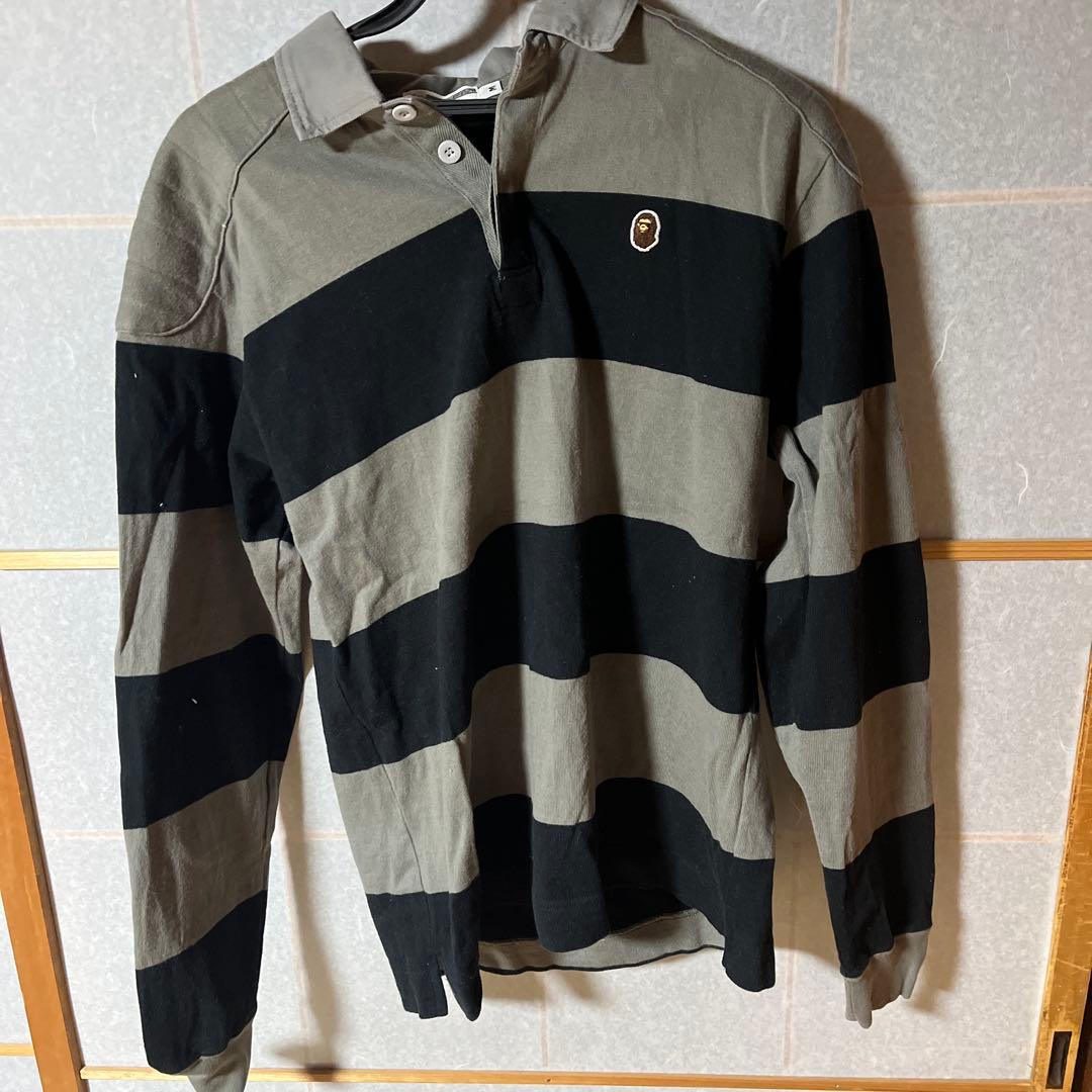 a bathing ape ラガーシャツ　キムタク着用色違い