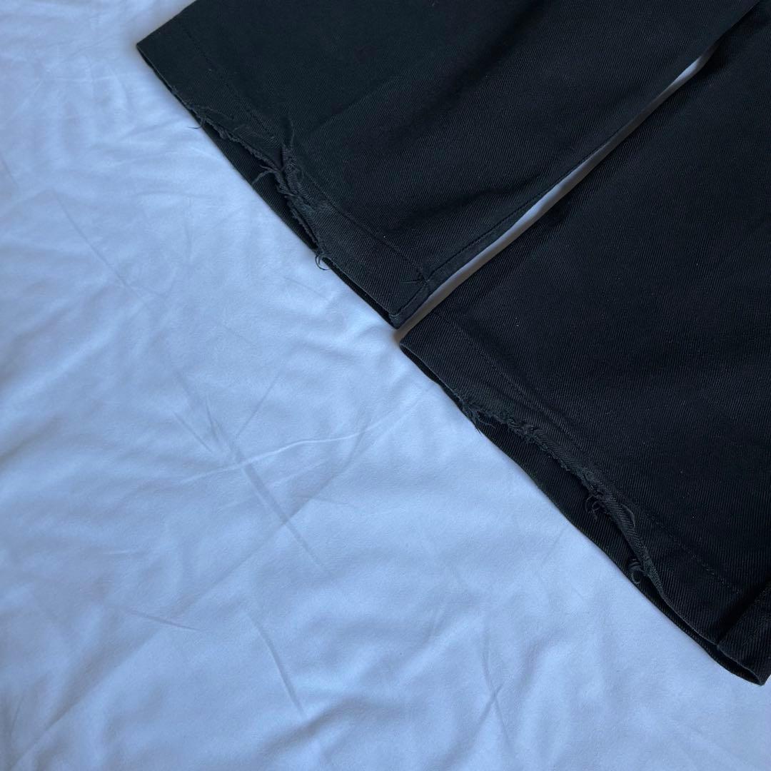 90sビンテージベンデイビス フリスコジーンズワークパンツUSA黒ブラックW38