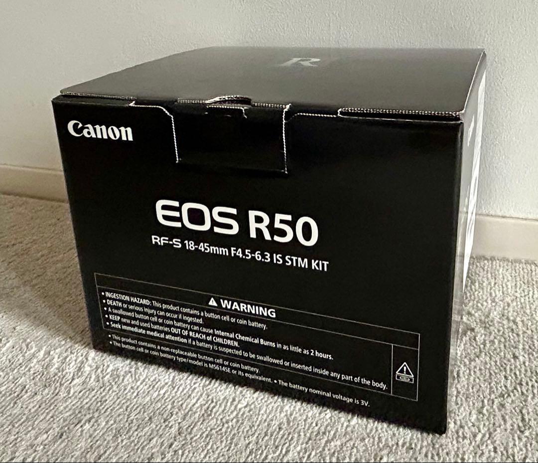 【新品・未使用】EOS R50 RF-S18-45 IS STM レンズキット