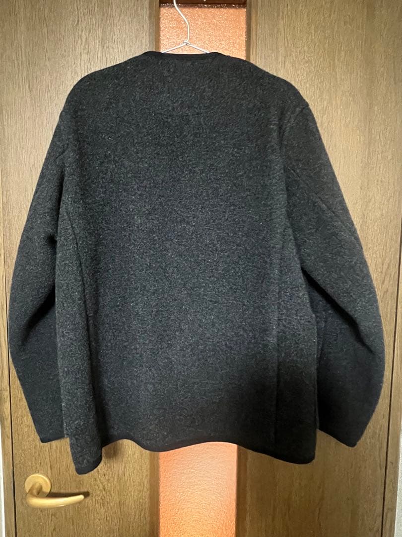 【COW HIDEボタン】DANTON ウールモッサ カラーレスジャケット