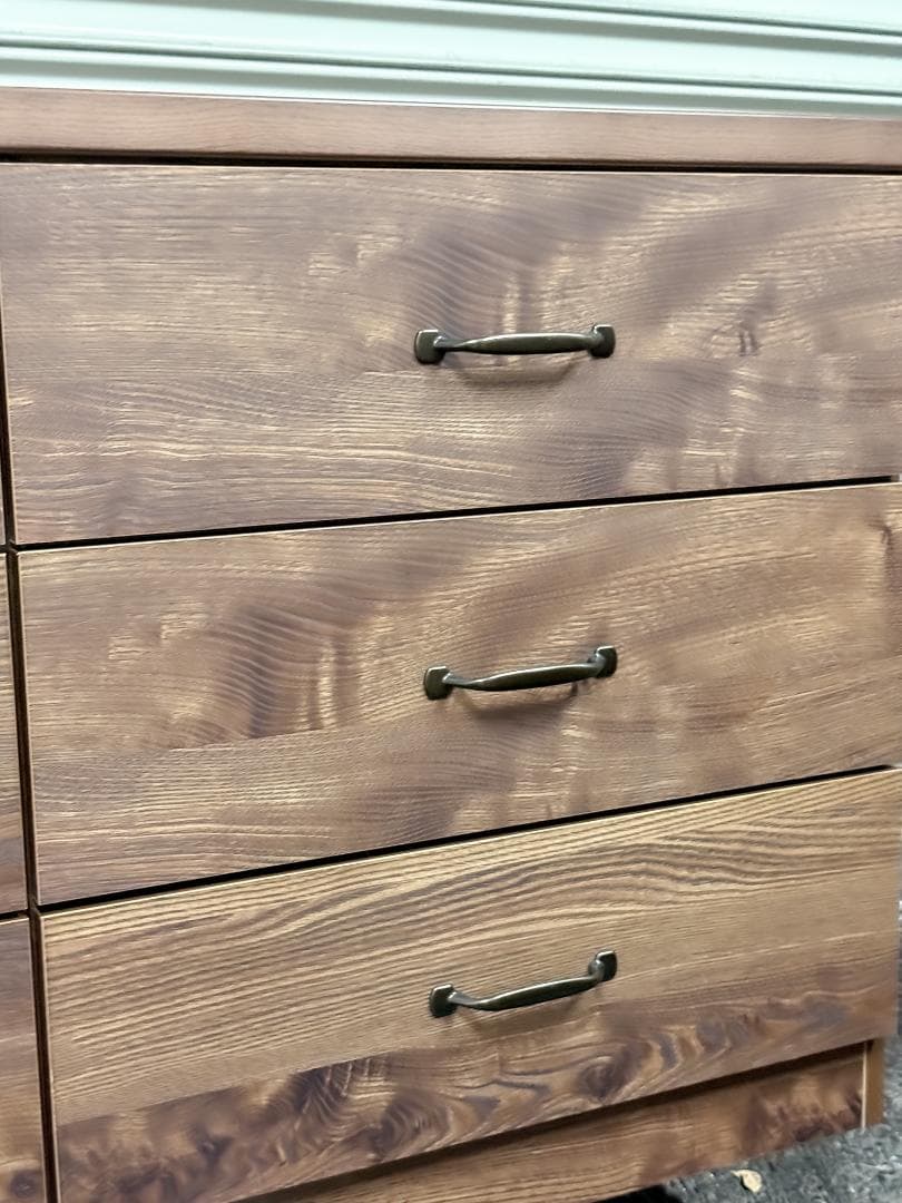 LOWYA ローチェスト 6段 幅121.5cm 木目調 中古美品