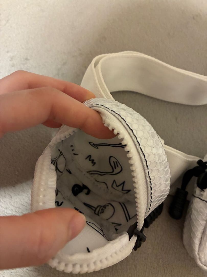 PEARLY GATES メッシュバッグ ホワイト