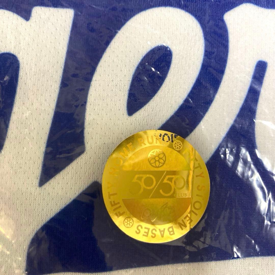 ドジャース 大谷 翔平 ユニフォーム ハーフ ミックス サインプリント #17