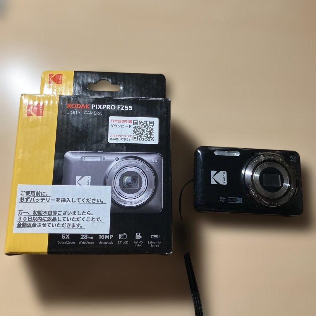 Kodak PIXPRO FZ55 デジタルカメラ ブラック