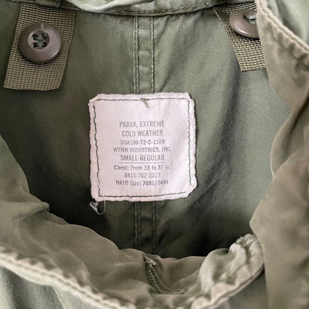 米軍 実物 US ARMY M65フィッシュテールパーカー S シェル 70s