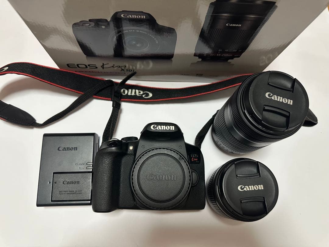 Canon EOS Kiss X10i キャノン　ダブルレンズセット