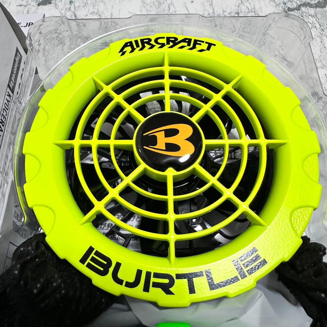 限定品 バートル ファン アシンメトリー イエロー　ライム AC371