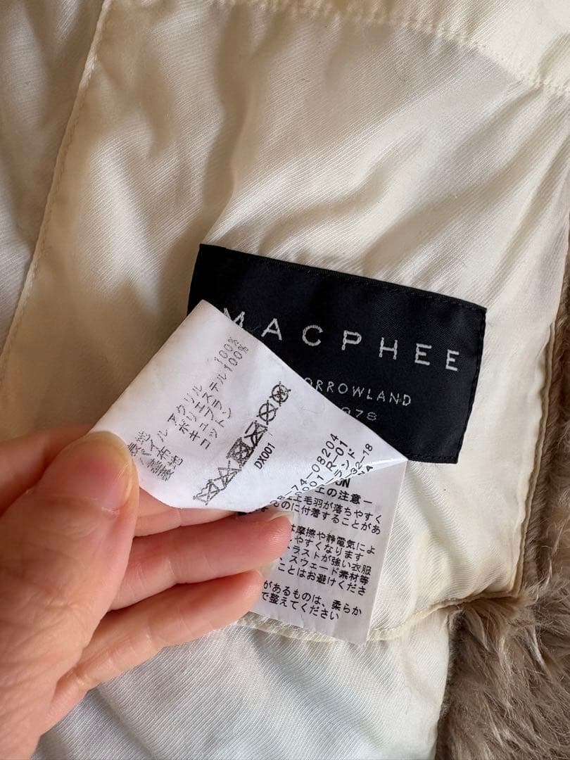 1シーズン着用◇トゥモローランド macphee コート