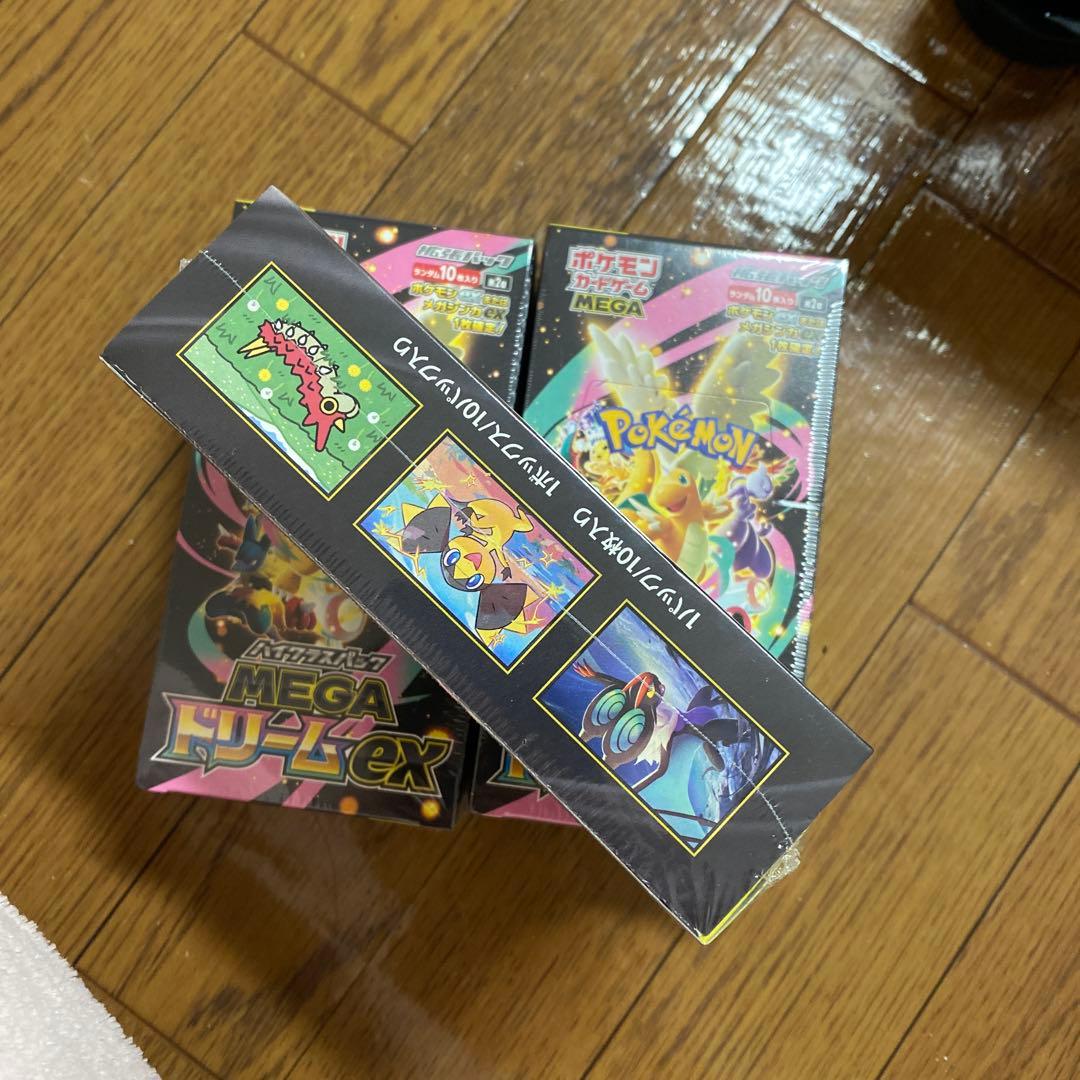 ポケモンカードゲーム MEGA ドリームEX 3box