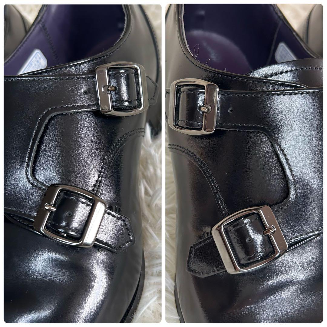 リーガル 37TR ダブルモンクストラップ　レザー　ビジネスシューズ　革靴