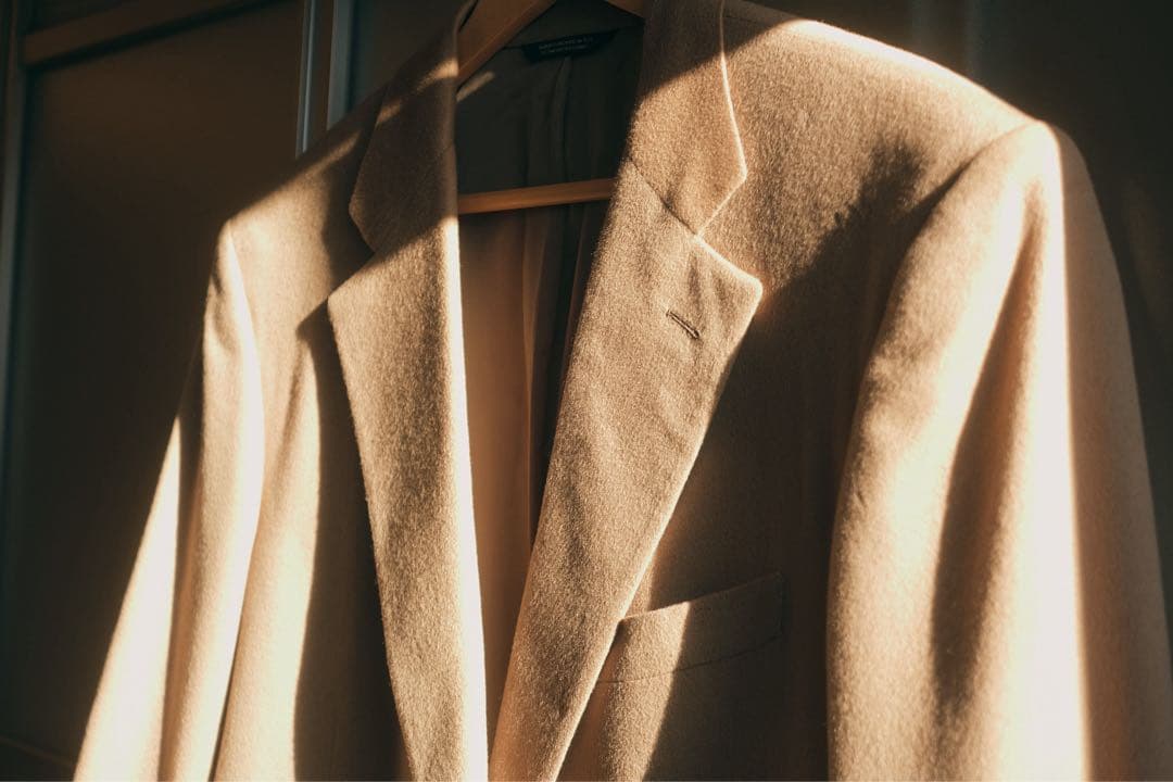 ロロピアーナ×ブルックスブラザーズ テーラードUSA製 カシミヤ100%